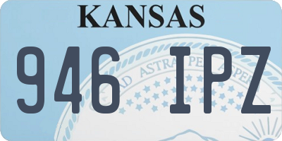 KS license plate 946IPZ