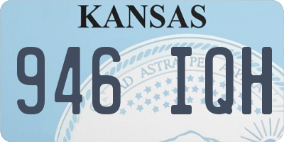 KS license plate 946IQH
