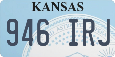 KS license plate 946IRJ