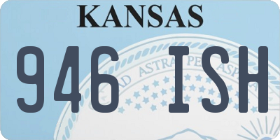 KS license plate 946ISH