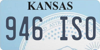KS license plate 946ISO