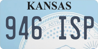 KS license plate 946ISP