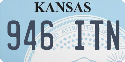 KS license plate 946ITN