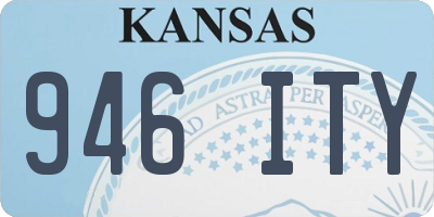 KS license plate 946ITY