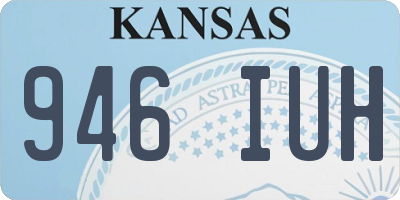 KS license plate 946IUH