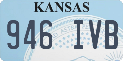 KS license plate 946IVB