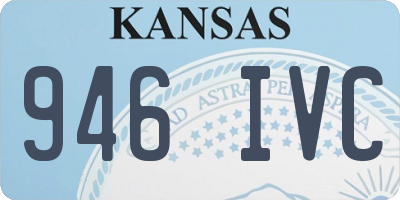KS license plate 946IVC