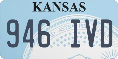 KS license plate 946IVD