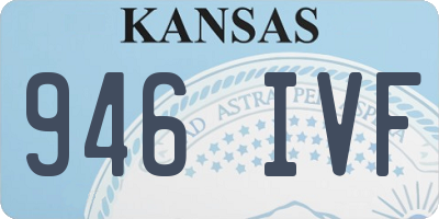 KS license plate 946IVF