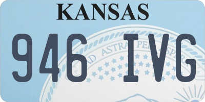 KS license plate 946IVG
