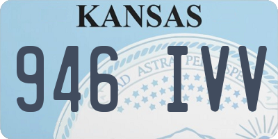 KS license plate 946IVV