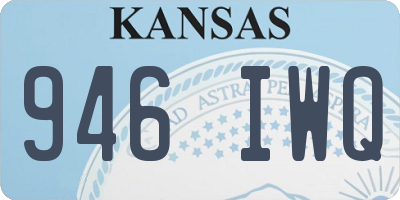 KS license plate 946IWQ