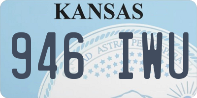 KS license plate 946IWU