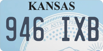 KS license plate 946IXB