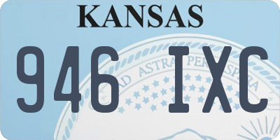 KS license plate 946IXC