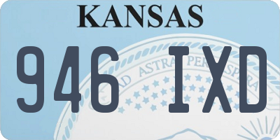 KS license plate 946IXD