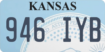 KS license plate 946IYB
