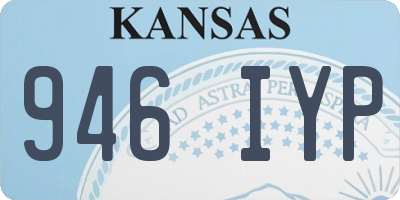 KS license plate 946IYP
