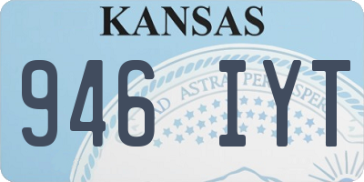 KS license plate 946IYT