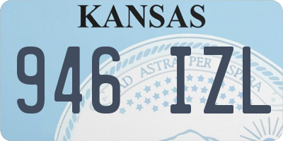 KS license plate 946IZL
