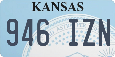 KS license plate 946IZN