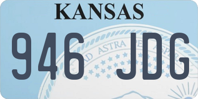 KS license plate 946JDG