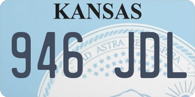 KS license plate 946JDL