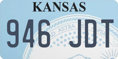 KS license plate 946JDT
