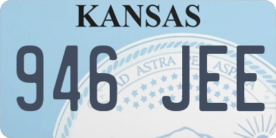 KS license plate 946JEE