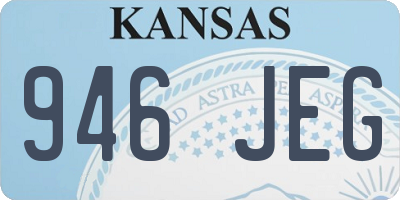 KS license plate 946JEG