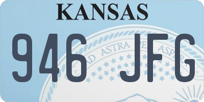 KS license plate 946JFG