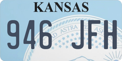 KS license plate 946JFH