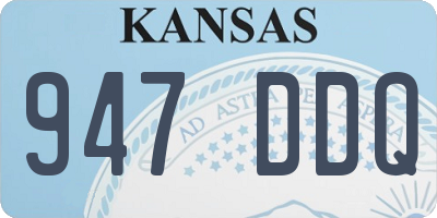 KS license plate 947DDQ