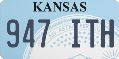 KS license plate 947ITH