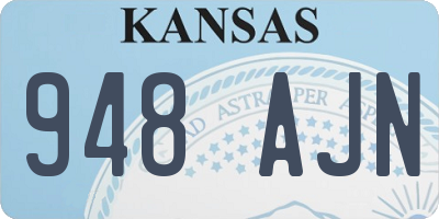 KS license plate 948AJN