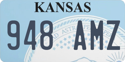 KS license plate 948AMZ
