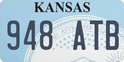 KS license plate 948ATB