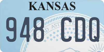 KS license plate 948CDQ