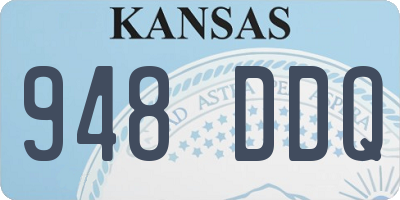 KS license plate 948DDQ