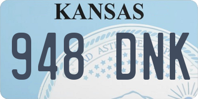 KS license plate 948DNK
