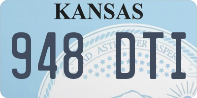 KS license plate 948DTI