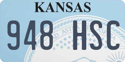 KS license plate 948HSC