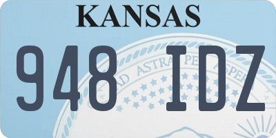 KS license plate 948IDZ