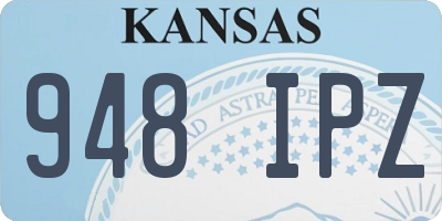 KS license plate 948IPZ