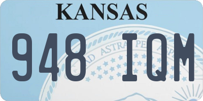 KS license plate 948IQM