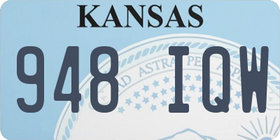 KS license plate 948IQW