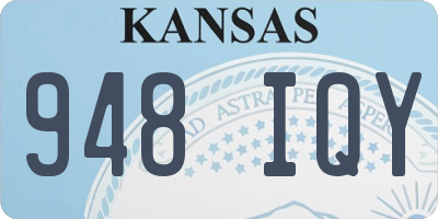KS license plate 948IQY