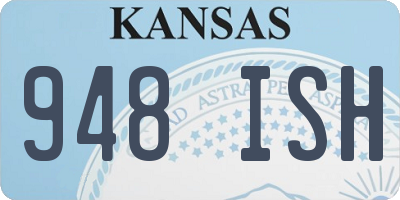 KS license plate 948ISH