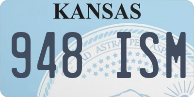 KS license plate 948ISM