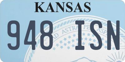 KS license plate 948ISN
